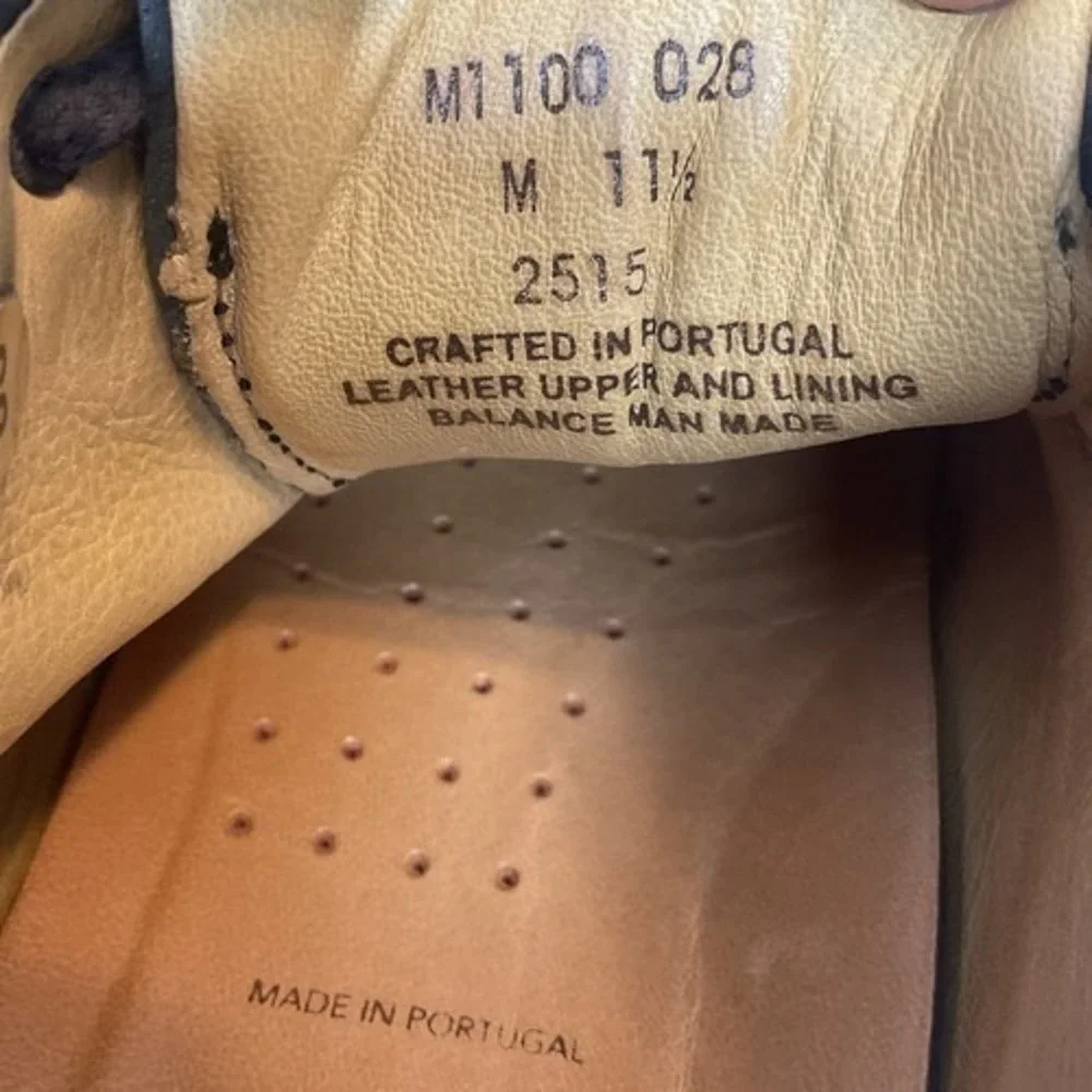 Samuel Hubbard Slate Green Lace Up Oxfords Shoes Men 11.5M Portugal Nubuck